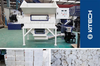 KITECH MACHINERY AGC1500 Muaj crusher: Multi-pest-pens-pens-epe / epp ua npua...